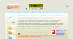Desktop Screenshot of elitespun.com
